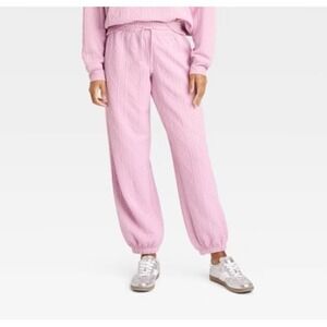 New Women's grayson threads by Target athletic sweatpants Santa baby pink XS